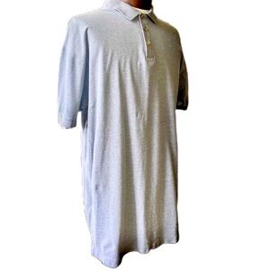 417 Van Heusen Men’s Grey Polo Size XL 100% Cotton